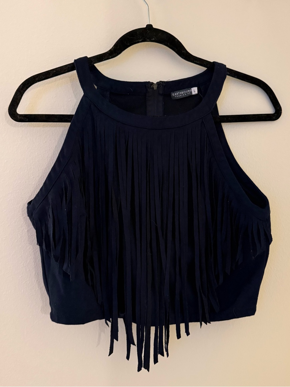 Cascading Fringe Crop Top